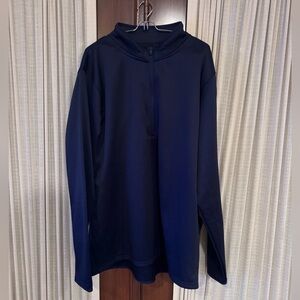 Men’s Navy Under Armor quater zip pull over jacket